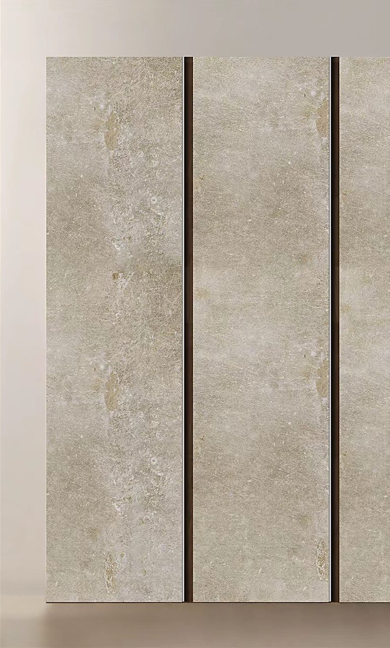 Cream stone-look panel with a soft mottled surface.