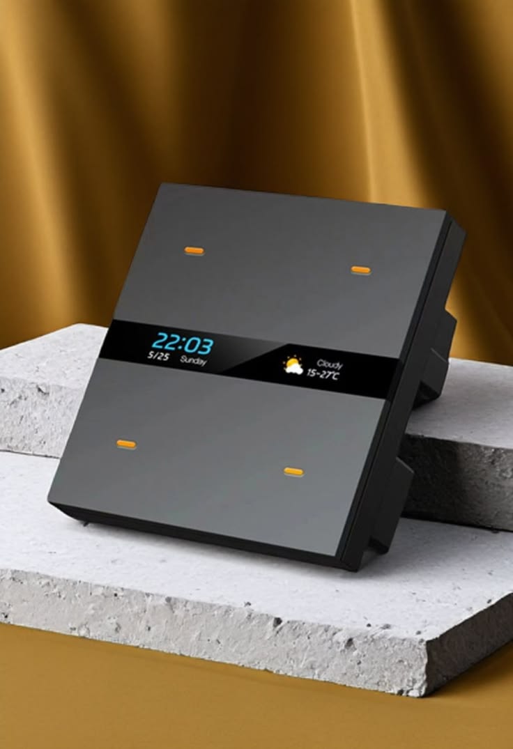 A physical scene control that can run a multi-system hotel room scene without an app